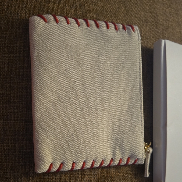 Chloé Canvas Pouch with Gold Charm. GWP. - Picture 3 of 3